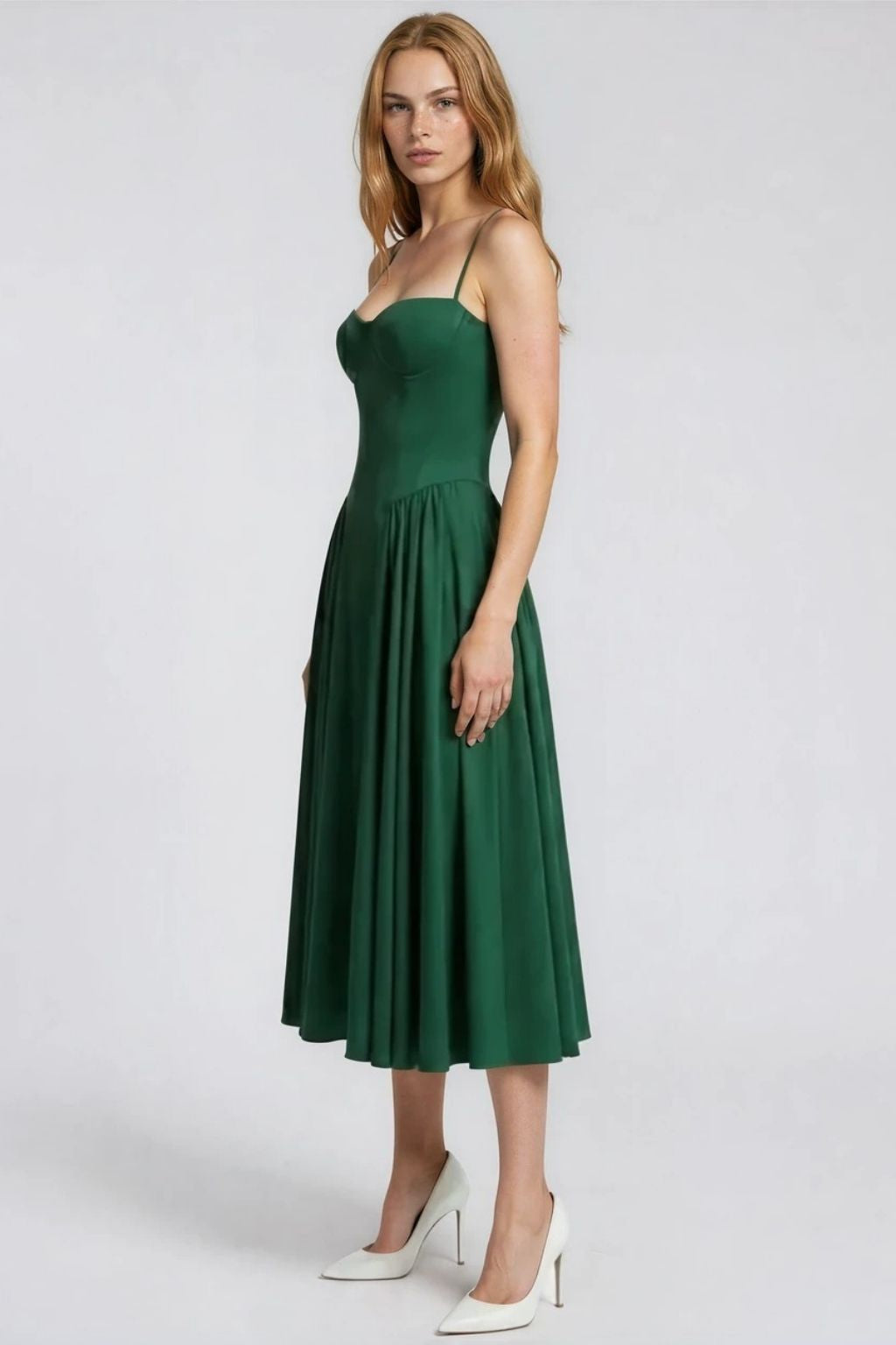 Women's Sculpting Fabric A-Line Dress | Elegant Hourglass Silhouette